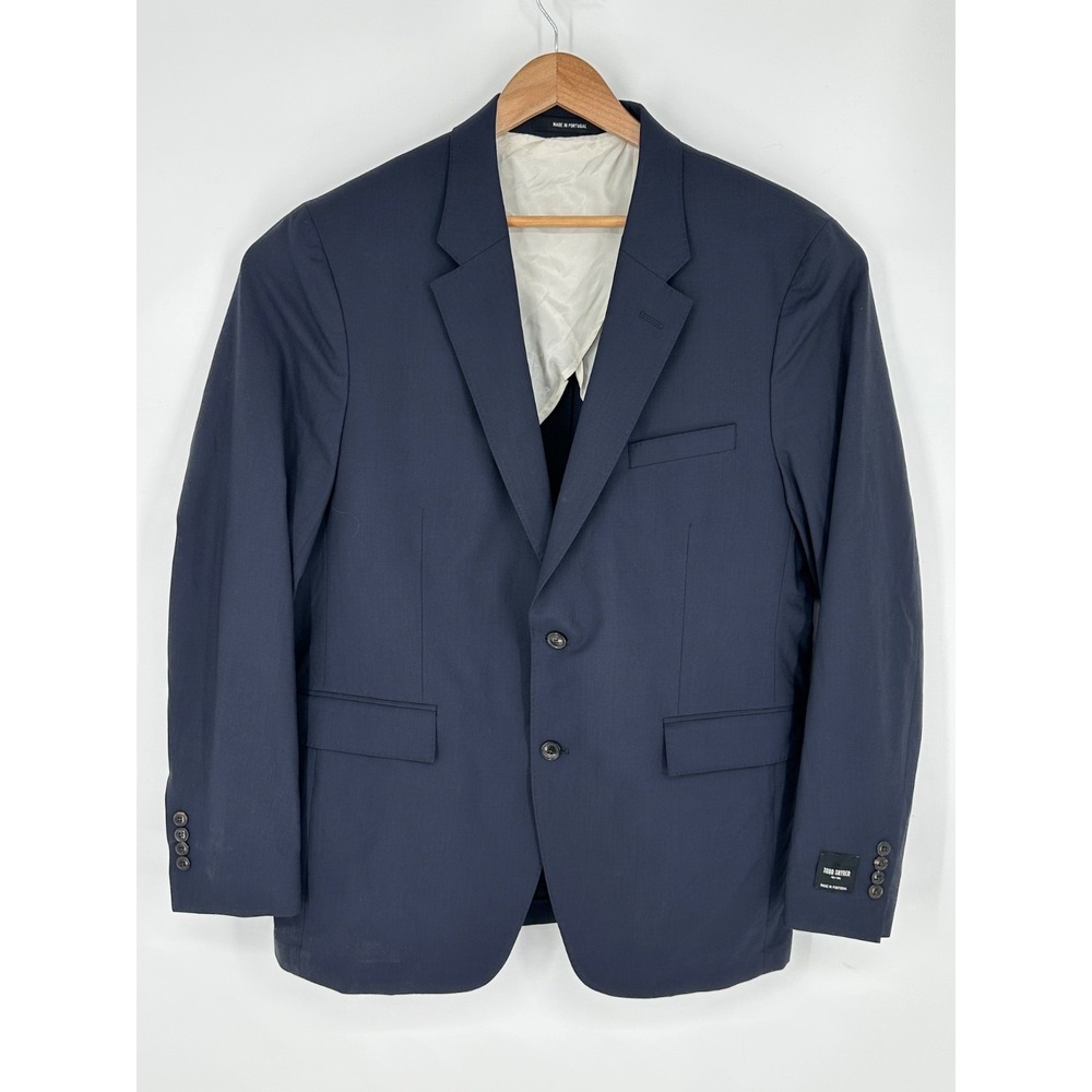 Todd Snyder Men's Sz 46R Italian Tropical Navy Blue Wool Sutton Jacket Blazer R5